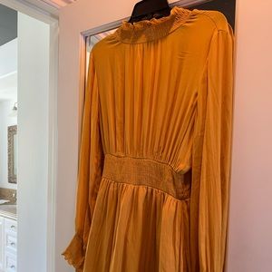 Mustard yellow sun dress